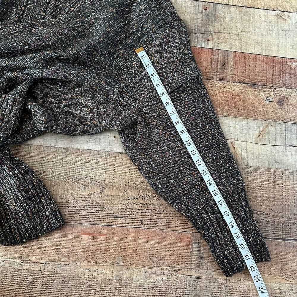 Terra & Sky Open Front Knit Cardigan in Black -3XL - Picture 9 of 10